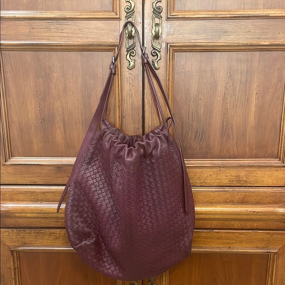 Bottega Veneta Large Drawstring Tote Bag